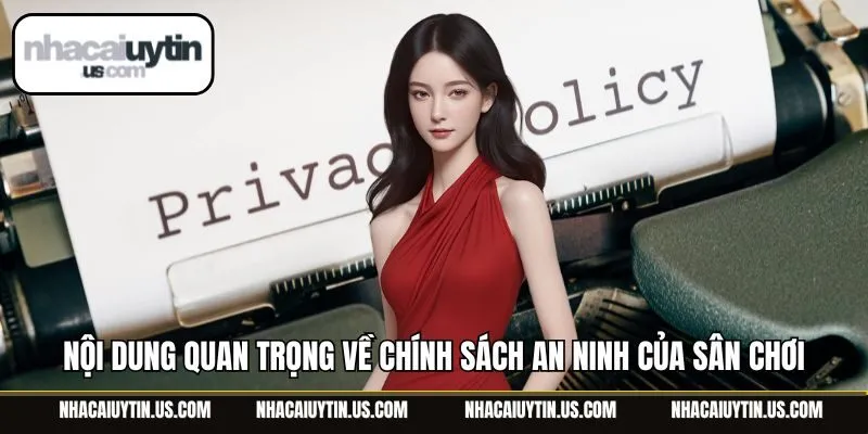 Nội dung quan trọng về chính sách an ninh của sân chơi