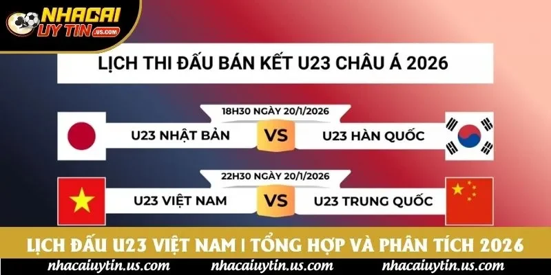 Lịch Đấu U23 Việt Nam | Tổng Hợp Và Phân Tích 2026